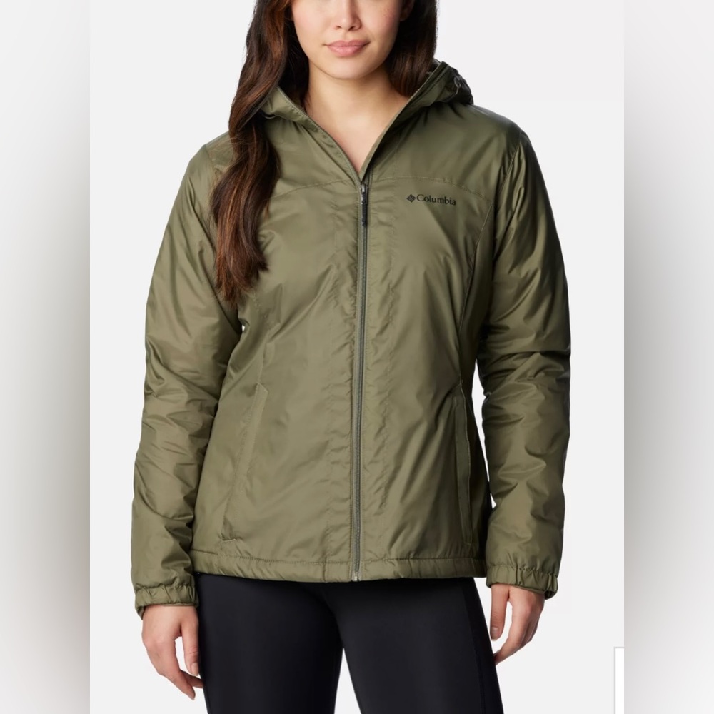 Columbia Women's Switchback Sherpa Lined Jacket size large water resistant